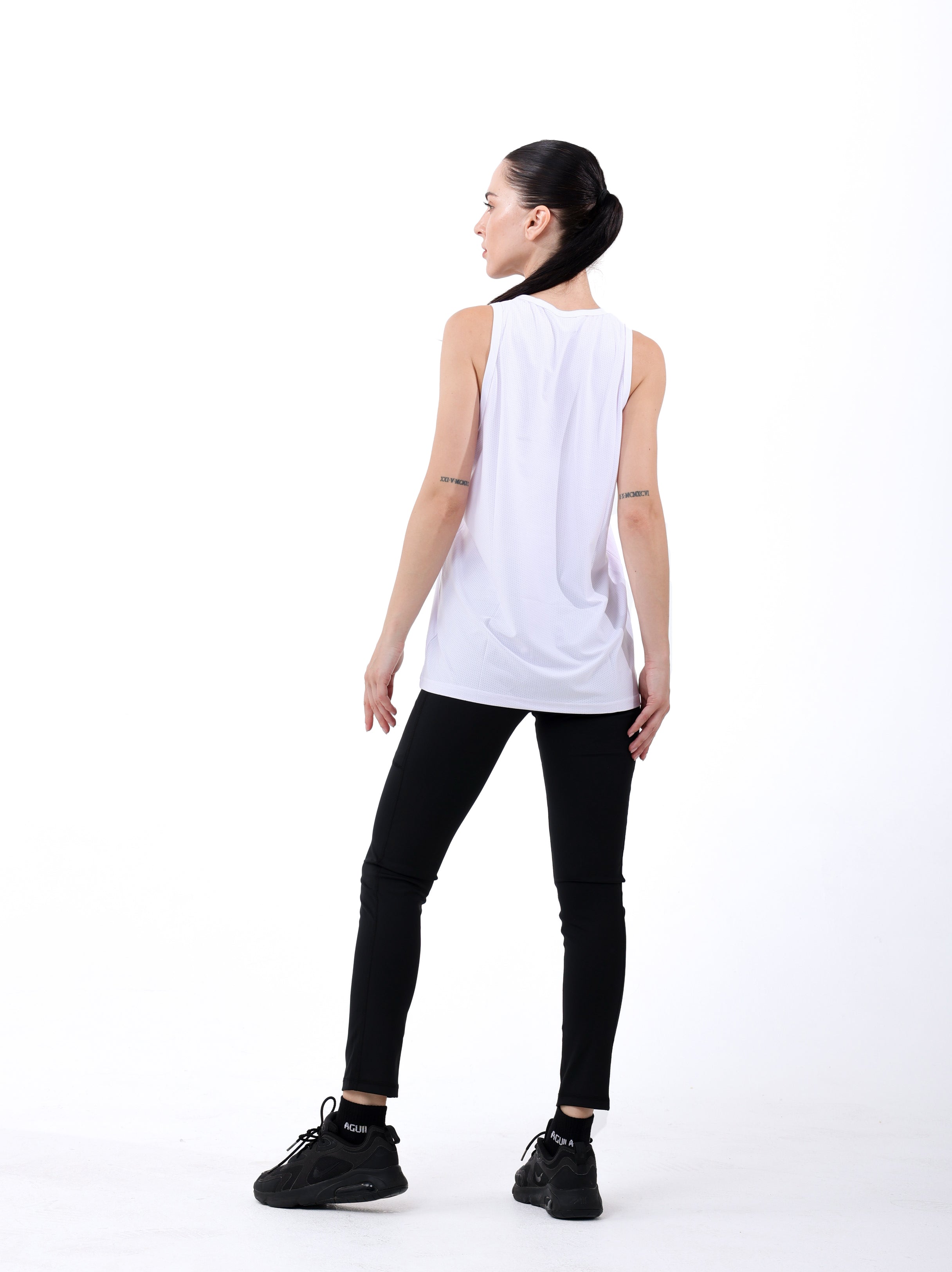 Singlet Tank Top White